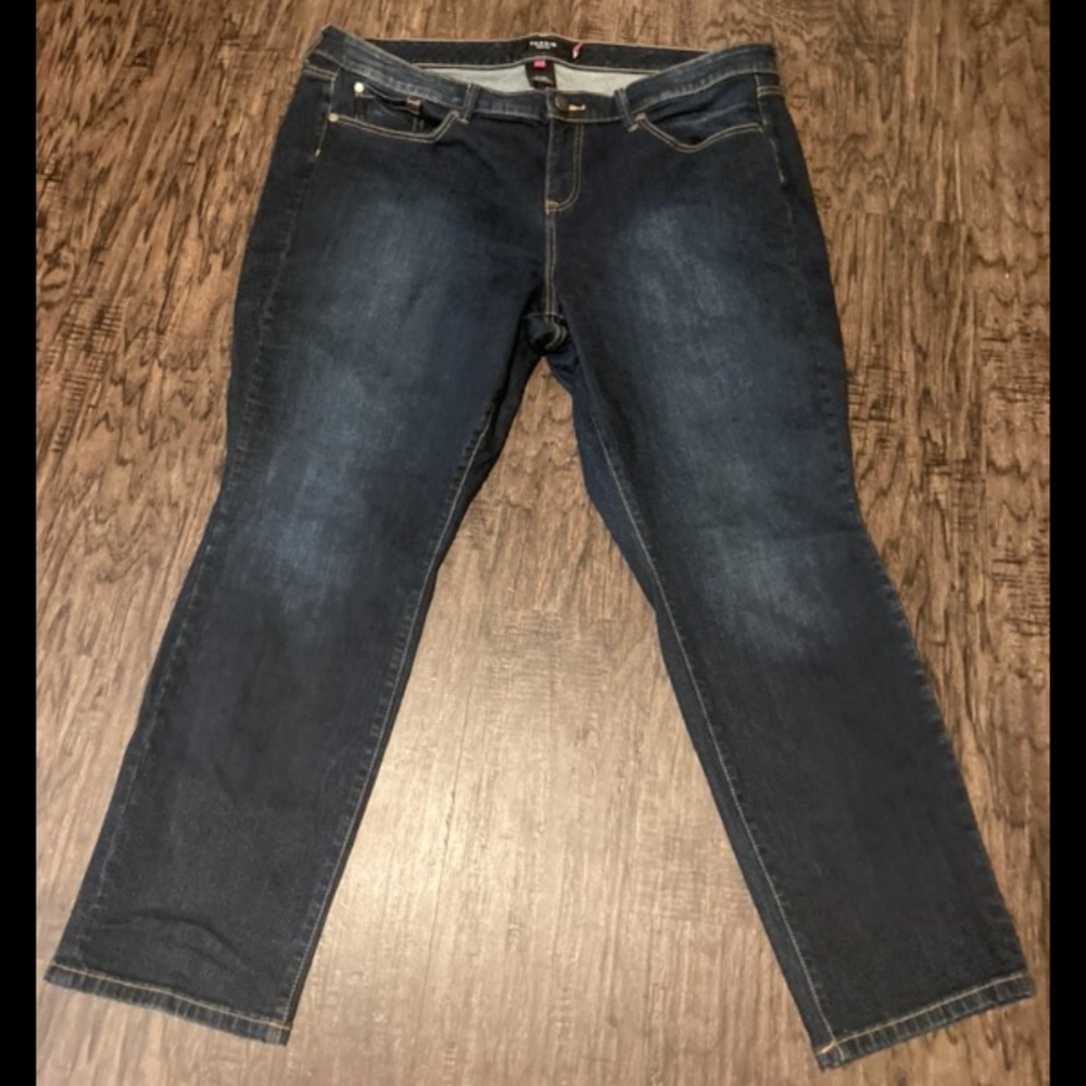 Torrid - 22R Straight Leg Dark Wash Jeans